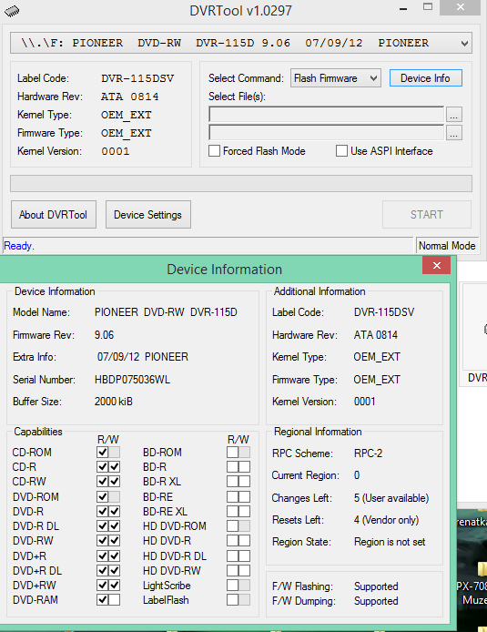 DVRTool v1.0 - firmware flashing utility for Pioneer DVR/BDR drives-2016-05-30_10-20-13.png