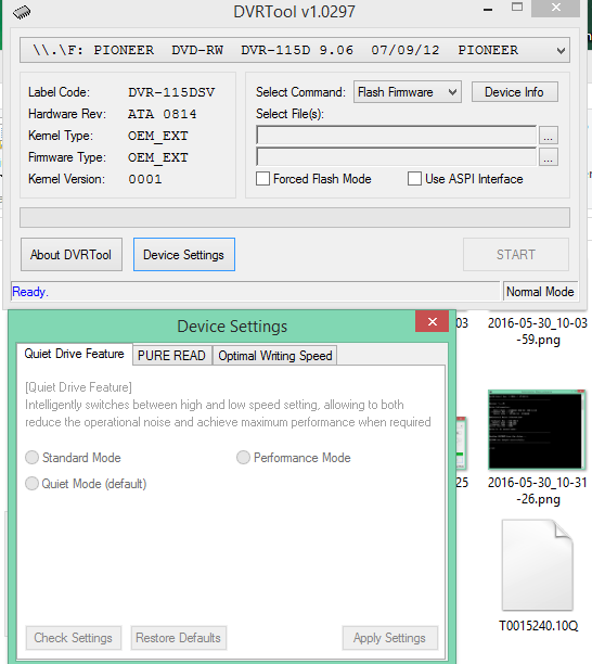 DVRTool v1.0 - firmware flashing utility for Pioneer DVR/BDR drives-2016-05-30_11-11-37.png