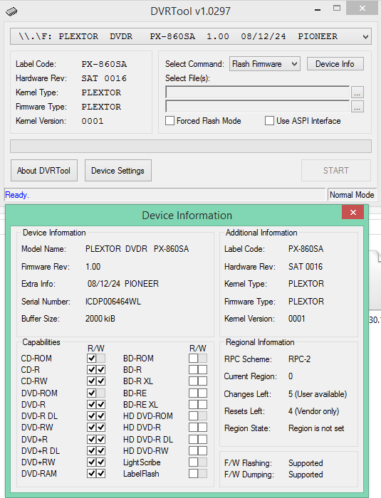 DVRTool v1.0 - firmware flashing utility for Pioneer DVR/BDR drives-2016-06-01_09-47-43.png