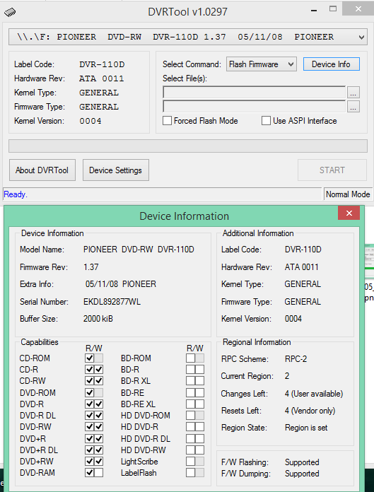 DVRTool v1.0 - firmware flashing utility for Pioneer DVR/BDR drives-2016-07-05_14-01-05.png