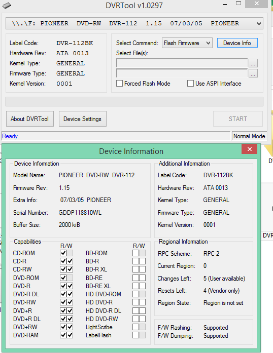 DVRTool v1.0 - firmware flashing utility for Pioneer DVR/BDR drives-2016-07-06_13-14-29.png