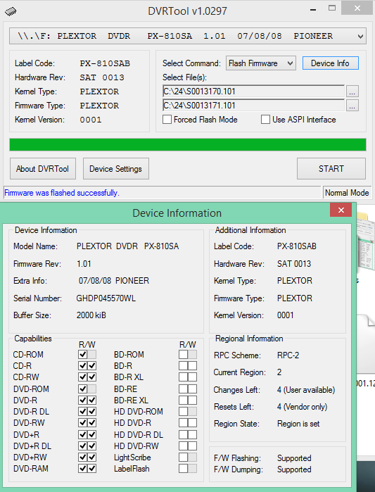 DVRTool v1.0 - firmware flashing utility for Pioneer DVR/BDR drives-2016-07-13_06-09-53.png