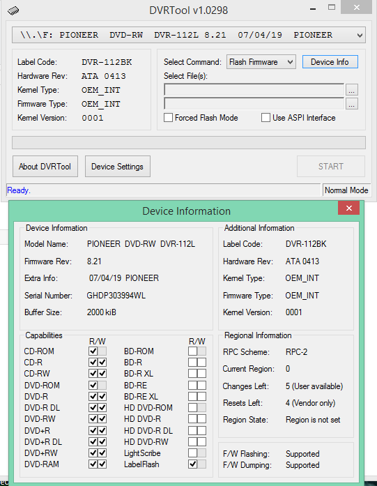 DVRTool v1.0 - firmware flashing utility for Pioneer DVR/BDR drives-2016-08-08_05-37-08.png