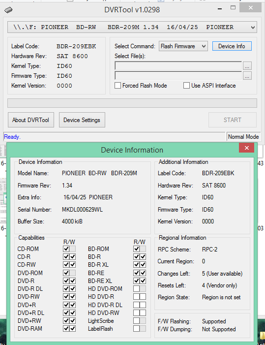 DVRTool v1.0 - firmware flashing utility for Pioneer DVR/BDR drives-2016-08-08_06-07-07.png