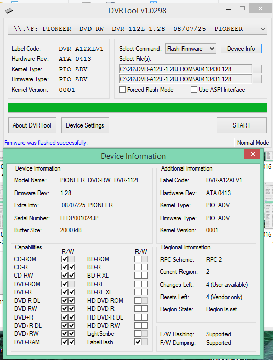 DVRTool v1.0 - firmware flashing utility for Pioneer DVR/BDR drives-2016-08-11_11-18-29.png