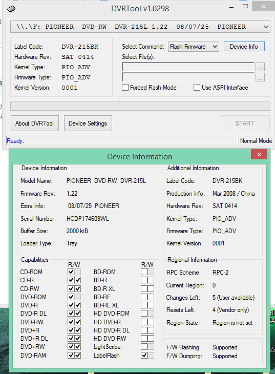 DVRTool v1.0 - firmware flashing utility for Pioneer DVR/BDR drives-2016-09-11_19-38-29.png