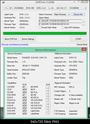 DVRTool v1.0 - firmware flashing utility for Pioneer DVR/BDR drives-2016-09-22_11-18-01.png