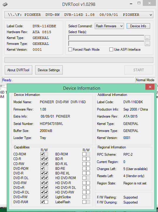 DVRTool v1.0 - firmware flashing utility for Pioneer DVR/BDR drives-2016-10-16_06-33-15.png