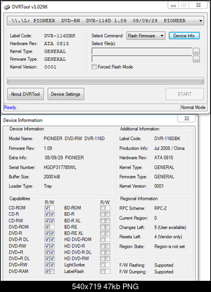DVRTool v1.0 - firmware flashing utility for Pioneer DVR/BDR drives-przechwytywanie04.png