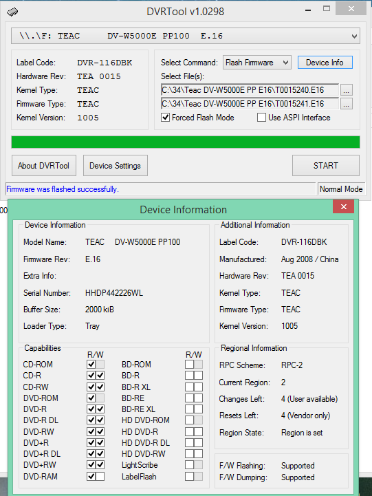 DVRTool v1.0 - firmware flashing utility for Pioneer DVR/BDR drives-2016-10-18_15-44-30.png