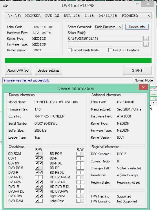 DVRTool v1.0 - firmware flashing utility for Pioneer DVR/BDR drives-2016-10-20_15-25-22.png