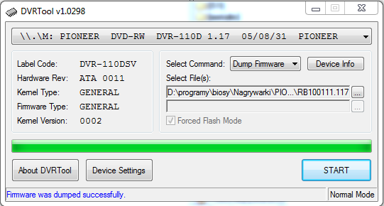 DVRTool v1.0 - firmware flashing utility for Pioneer DVR/BDR drives-przechwytywanie01.png