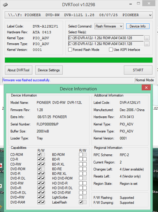 DVRTool v1.0 - firmware flashing utility for Pioneer DVR/BDR drives-2016-11-22_09-02-09.png