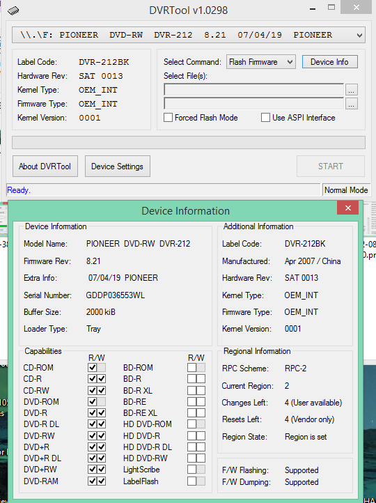 DVRTool v1.0 - firmware flashing utility for Pioneer DVR/BDR drives-2016-12-09_07-34-27.png