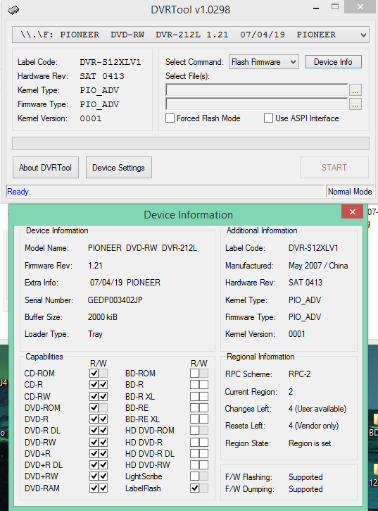 DVRTool v1.0 - firmware flashing utility for Pioneer DVR/BDR drives-2016-12-09_08-53-07.png