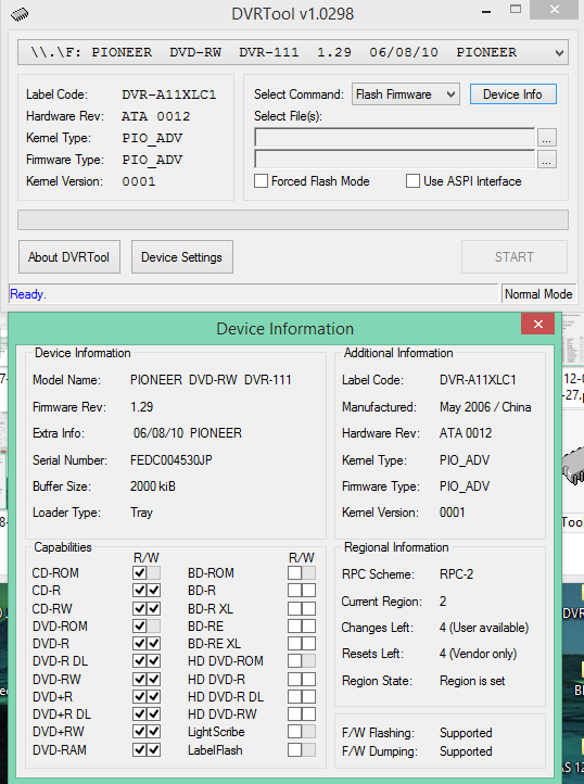 DVRTool v1.0 - firmware flashing utility for Pioneer DVR/BDR drives-2016-12-09_09-21-34.png