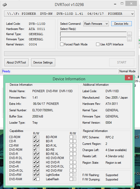 DVRTool v1.0 - firmware flashing utility for Pioneer DVR/BDR drives-2016-12-09_09-38-36.png