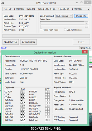 DVRTool v1.0 - firmware flashing utility for Pioneer DVR/BDR drives-2016-11-18_09-15-48.png