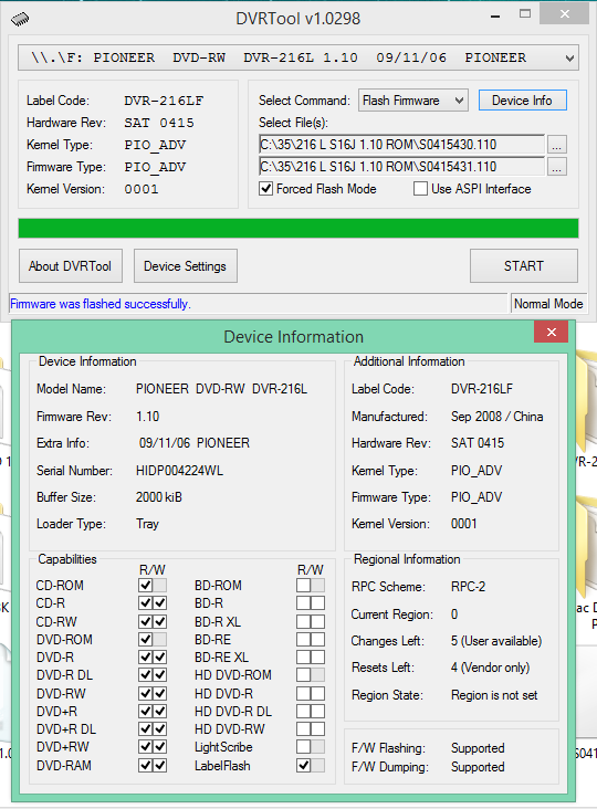 DVRTool v1.0 - firmware flashing utility for Pioneer DVR/BDR drives-2016-12-21_07-55-55.png