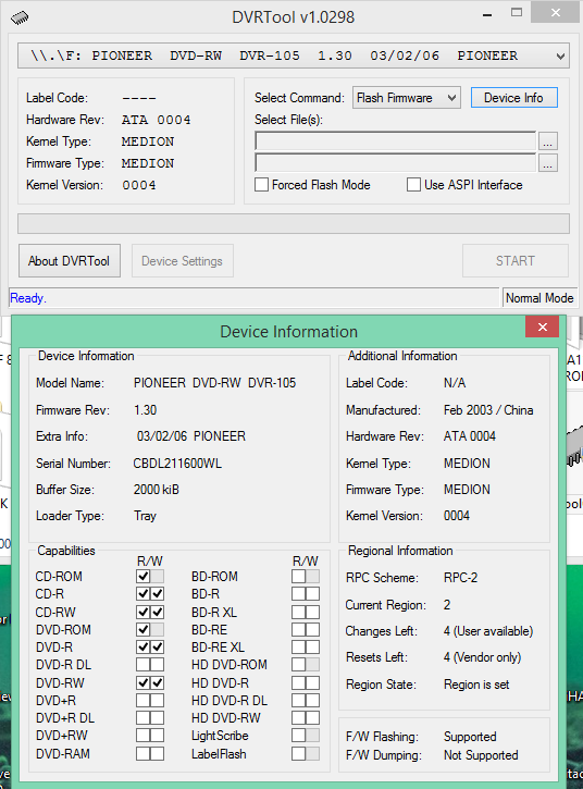 DVRTool v1.0 - firmware flashing utility for Pioneer DVR/BDR drives-2017-01-04_07-37-12.png