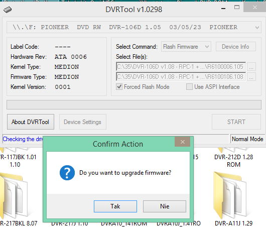 DVRTool v1.0 - firmware flashing utility for Pioneer DVR/BDR drives-2017-01-04_09-16-51.png