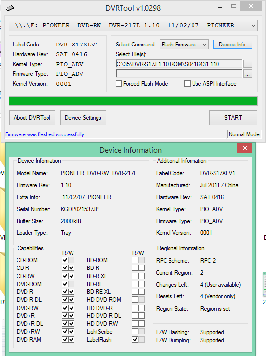 DVRTool v1.0 - firmware flashing utility for Pioneer DVR/BDR drives-2017-01-19_14-11-02.png