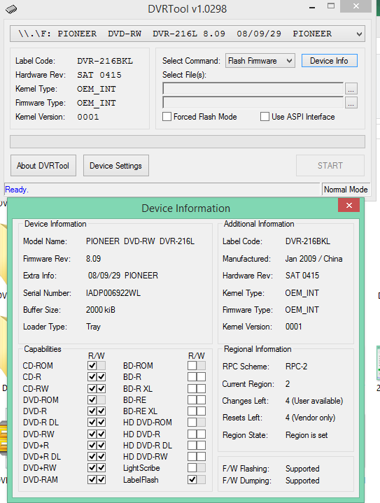 DVRTool v1.0 - firmware flashing utility for Pioneer DVR/BDR drives-2017-01-19_14-30-51.png