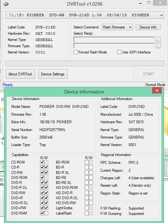 DVRTool v1.0 - firmware flashing utility for Pioneer DVR/BDR drives-2017-02-02_14-18-56.png