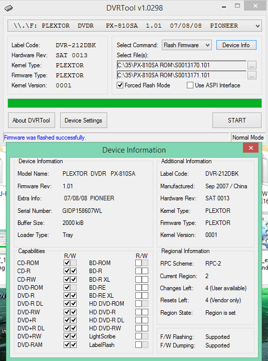 DVRTool v1.0 - firmware flashing utility for Pioneer DVR/BDR drives-2017-02-27_16-19-46.png