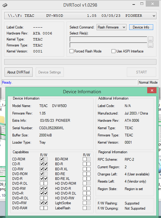 DVRTool v1.0 - firmware flashing utility for Pioneer DVR/BDR drives-2017-03-15_14-13-02.png