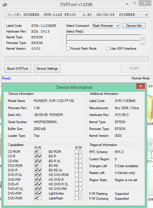 DVRTool v1.0 - firmware flashing utility for Pioneer DVR/BDR drives-2017-03-09_08-09-06.png