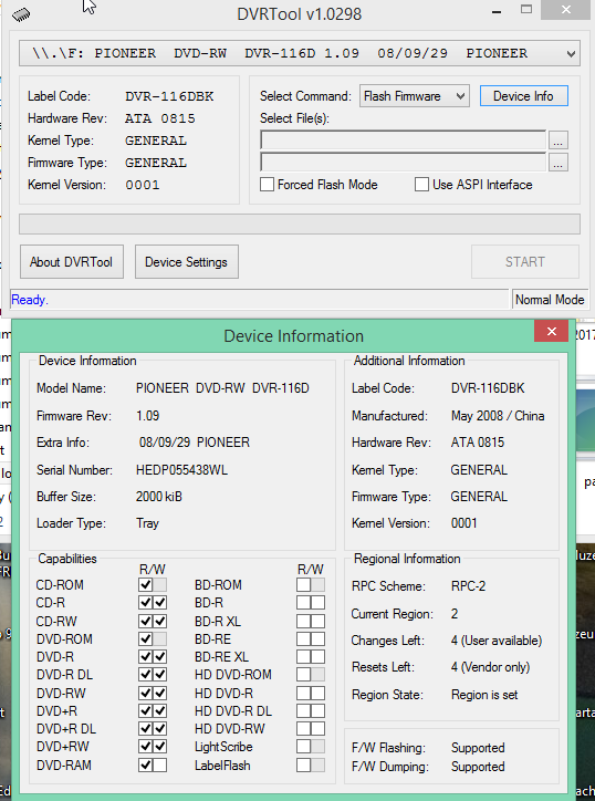 DVRTool v1.0 - firmware flashing utility for Pioneer DVR/BDR drives-2017-03-17_15-11-25.png