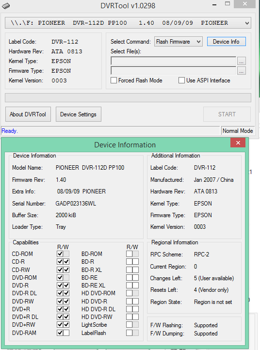 DVRTool v1.0 - firmware flashing utility for Pioneer DVR/BDR drives-2017-03-09_05-03-00.png