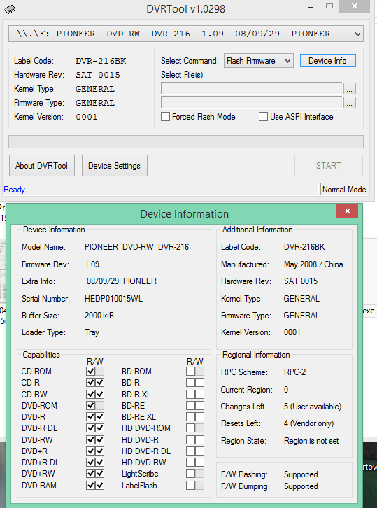 DVRTool v1.0 - firmware flashing utility for Pioneer DVR/BDR drives-2017-04-13_04-29-26.png