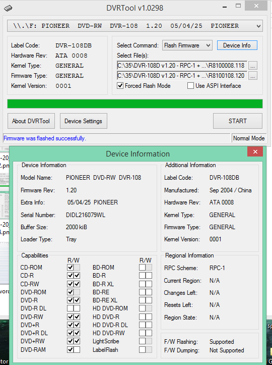 DVRTool v1.0 - firmware flashing utility for Pioneer DVR/BDR drives-2017-04-20_08-47-47.png