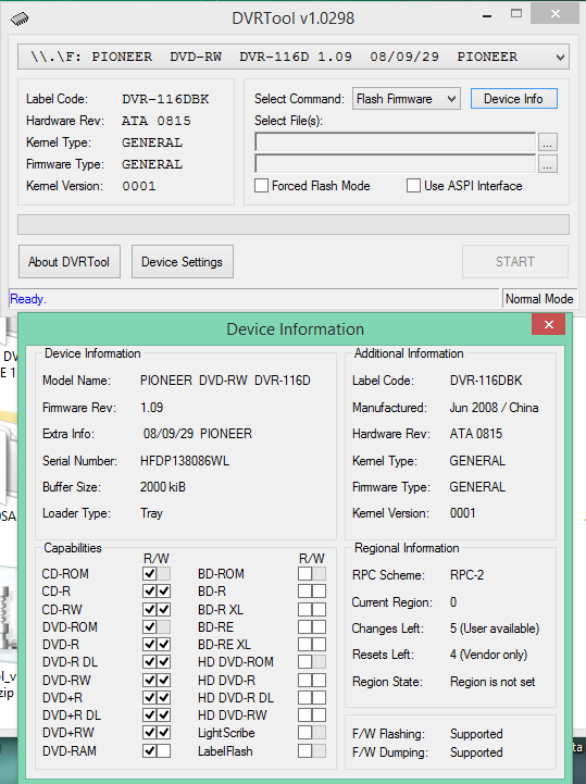 DVRTool v1.0 - firmware flashing utility for Pioneer DVR/BDR drives-2017-05-03_22-16-25.png