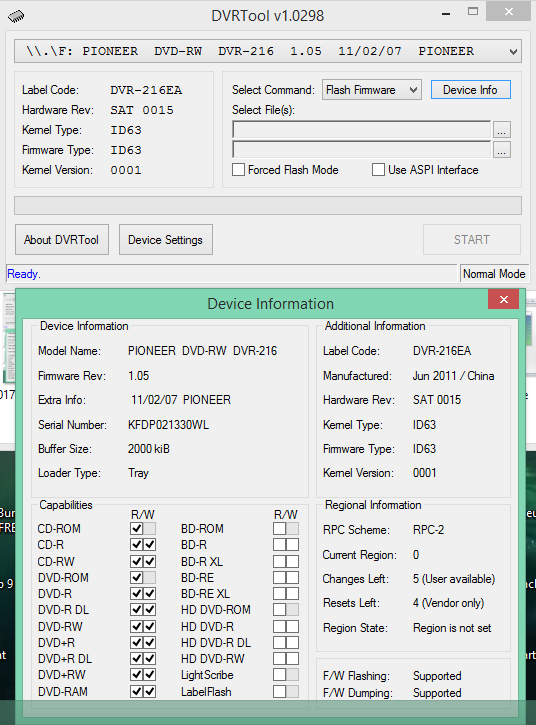 DVRTool v1.0 - firmware flashing utility for Pioneer DVR/BDR drives-2017-05-29_14-29-37.png