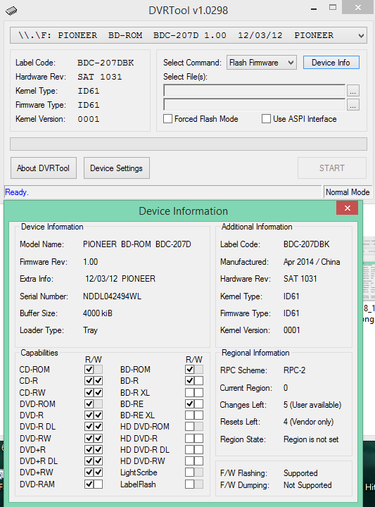 DVRTool v1.0 - firmware flashing utility for Pioneer DVR/BDR drives-2017-06-05_13-03-09.png