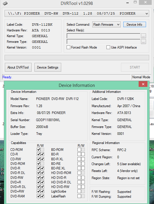 DVRTool v1.0 - firmware flashing utility for Pioneer DVR/BDR drives-2017-06-06_09-32-30.png