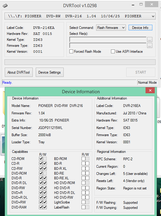 DVRTool v1.0 - firmware flashing utility for Pioneer DVR/BDR drives-2017-06-19_06-02-43.png