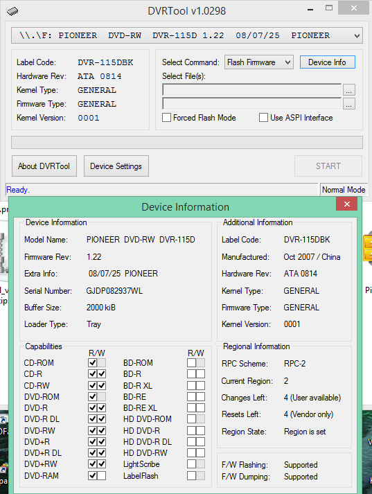 DVRTool v1.0 - firmware flashing utility for Pioneer DVR/BDR drives-2017-06-19_16-01-40.png