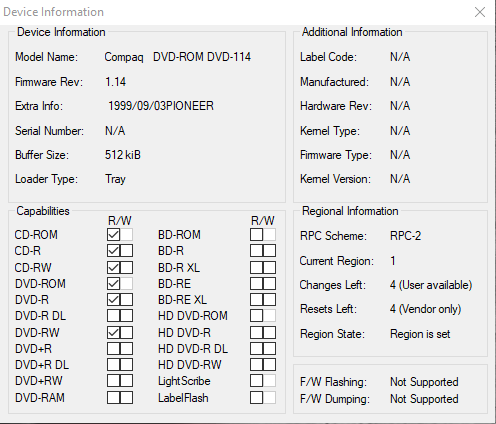 DVRTool v1.0 - firmware flashing utility for Pioneer DVR/BDR drives-device-info.png