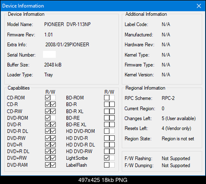 DVRTool v1.0 - firmware flashing utility for Pioneer DVR/BDR drives-device-info.png