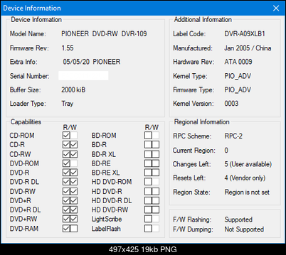 DVRTool v1.0 - firmware flashing utility for Pioneer DVR/BDR drives-device-info.png
