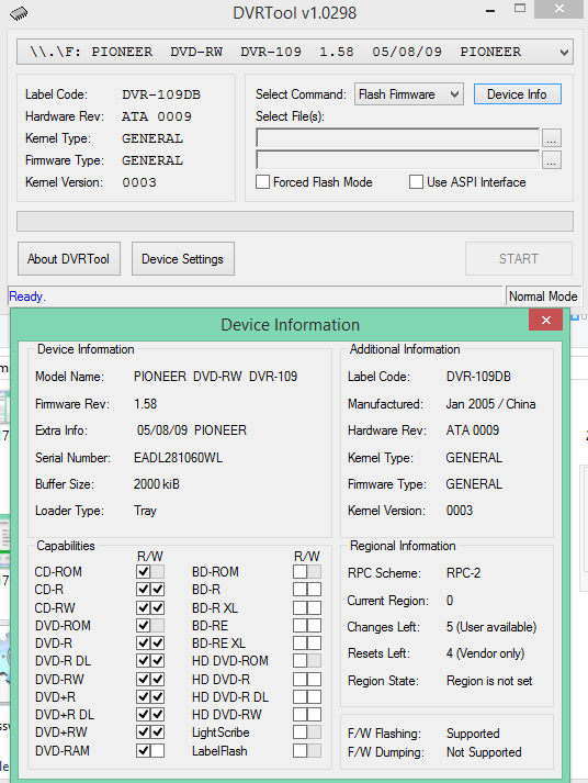 DVRTool v1.0 - firmware flashing utility for Pioneer DVR/BDR drives-2017-08-08_17-40-14.png