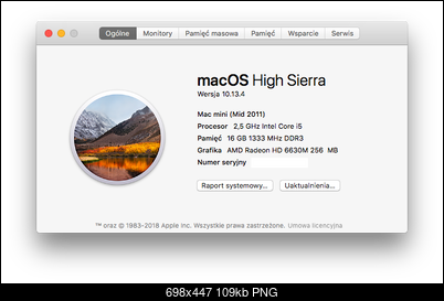Mac mini Mid 2011 (A1347) i5 2,5GHz + 16GB + SSD 128 GB + 500 GB HDD-ogolne.png