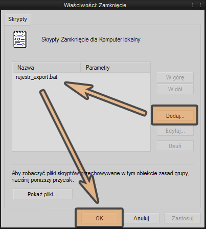 Automatyczna kopia rejestru w WindowsXP podczas zamykania systemu.-dodaj.png